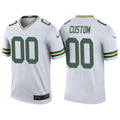 Custom GB.Packers White Custom Color Rush Legend Limited Jersey Stitched American Football Jerseys