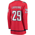 W.Capitals #29 Hendrix Lapierre Supporters Branded Home Breakaway Player Jersey Red Stitched American Hockey Jerseys