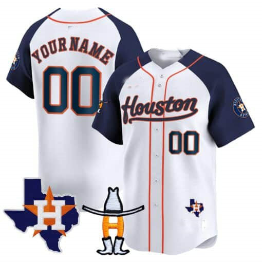 Custom Houston Astros Rodeo Patch Vapor Premier Limited ¨C All Stitched Baseball Jersey