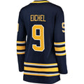 B.Sabres #9 Jack Eichel Supporters Branded Home Premier Breakaway Player Jersey Navy Stitched American Hockey Jerseys