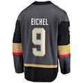 V.Golden Knights #9 Jack Eichel Supporters Branded Alternate Breakaway Player Jersey Gray Stitched American Hockey Jerseys
