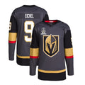 V.Golden Knights #9 Jack Eichel 2023 Stanley Cup Champions Authentic Alternate Player Jersey - Gray Hockey Jerseys
