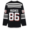 NJ.Devils #86 Jack Hughes Fanatics Authentic Autographed Alternate Breakaway Jersey Black Stitched American Hockey Jerseys