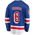 NY.Rangers #8 Jacob Trouba Supporters Branded Home Breakaway Jersey Blue Stitched American Hockey Jerseys