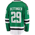 D.Stars #29 Jake Oettinger Supporters Branded Home Breakaway Player Jersey Kelly Green Stitched American Hockey Jerseys