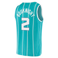 C.Hornets #2 James Bouknight Fanatics Branded 2021-22 Fast Break Replica Player Jersey Icon Edition Teal Stitched American Basketball Jersey