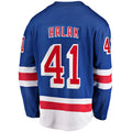 NY.Rangers #41 Jaroslav Halak Supporters Branded Home Breakaway Player Jersey Blue Stitched American Hockey Jerseys