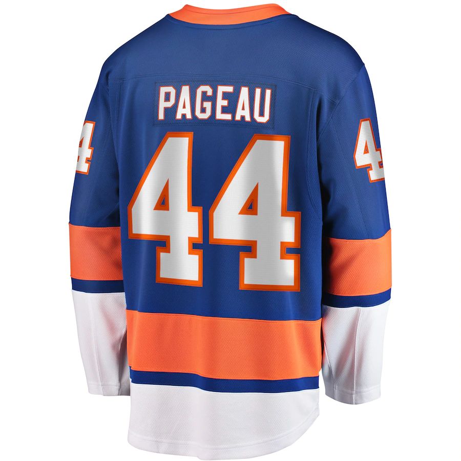 NY.Islanders #44 Jean-Gabriel Pageau Supporters Branded Home Premier Breakaway Player Jersey Royal Stitched American Hockey Jerseys