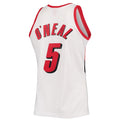 P.Trail Blazers #5 Jermaine O'Neal Mitchell & Ness 1996-97 Hardwood Classics Swingman Jersey White Stitched American Basketball Jersey
