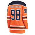 E.Oilers #98 Jesse Puljujarvi Supporters Branded Home Breakaway Player Jersey Orange Stitched American Hockey Jerseys