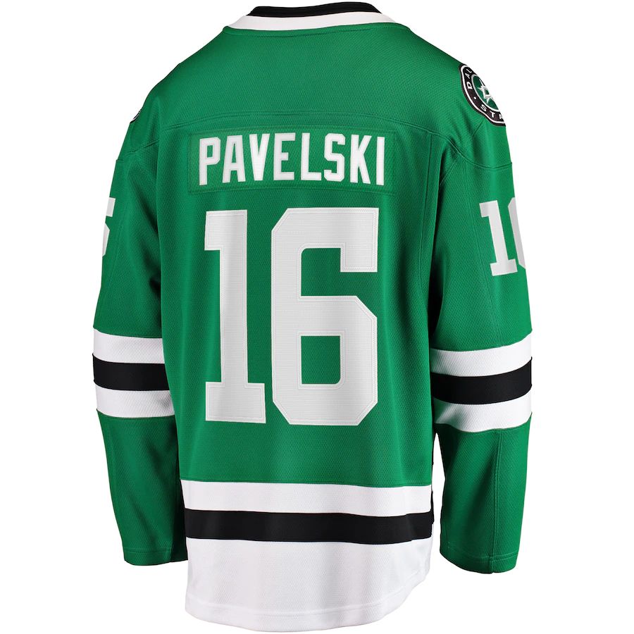 D.Stars #16 Joe Pavelski Fanatics Branded Breakaway Home Player Jersey  Kelly Green Stitched American Hockey Jerseys