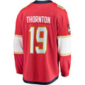 F.Panthers #19 Joe Thornton Supporters Branded Home Breakaway Player Jersey Red Stitched American Hockey Jerseys