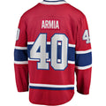 M.Canadiens #40 Joel Armia Supporters Branded Home Breakaway Player Jersey Red Stitched American Hockey Jerseys