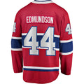 M.Canadiens #44 Joel Edmundson Supporters Branded Breakaway Player Jersey Red Stitched American Hockey Jerseys