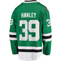 D.Stars #39 Joel Hanley Supporters Branded Breakaway Player Jersey Kelly Green Stitched American Hockey Jerseys