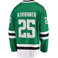 D.Stars #25 Joel Kiviranta Supporters Branded Home Breakaway Jersey Kelly Green Stitched American Hockey Jerseys