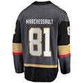 V.Golden Knights #81 Jonathan Marchessault Supporters Branded Alternate Premier Breakaway Player Jersey  Gray Hockey Jerseys