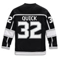 LA.Kings #32 Jonathan Quick Supporters Branded Replica Player Jersey Black Stitched American Hockey Jerseys