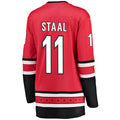 C.Hurricanes #11 Jordan Staal Supporters Branded Home Breakaway Player Jersey Red Stitched American Hockey Jerseys