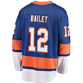 NY.Islanders #12 Josh Bailey Supporters Branded Breakaway Player Jersey Royal Stitched American Hockey Jerseys