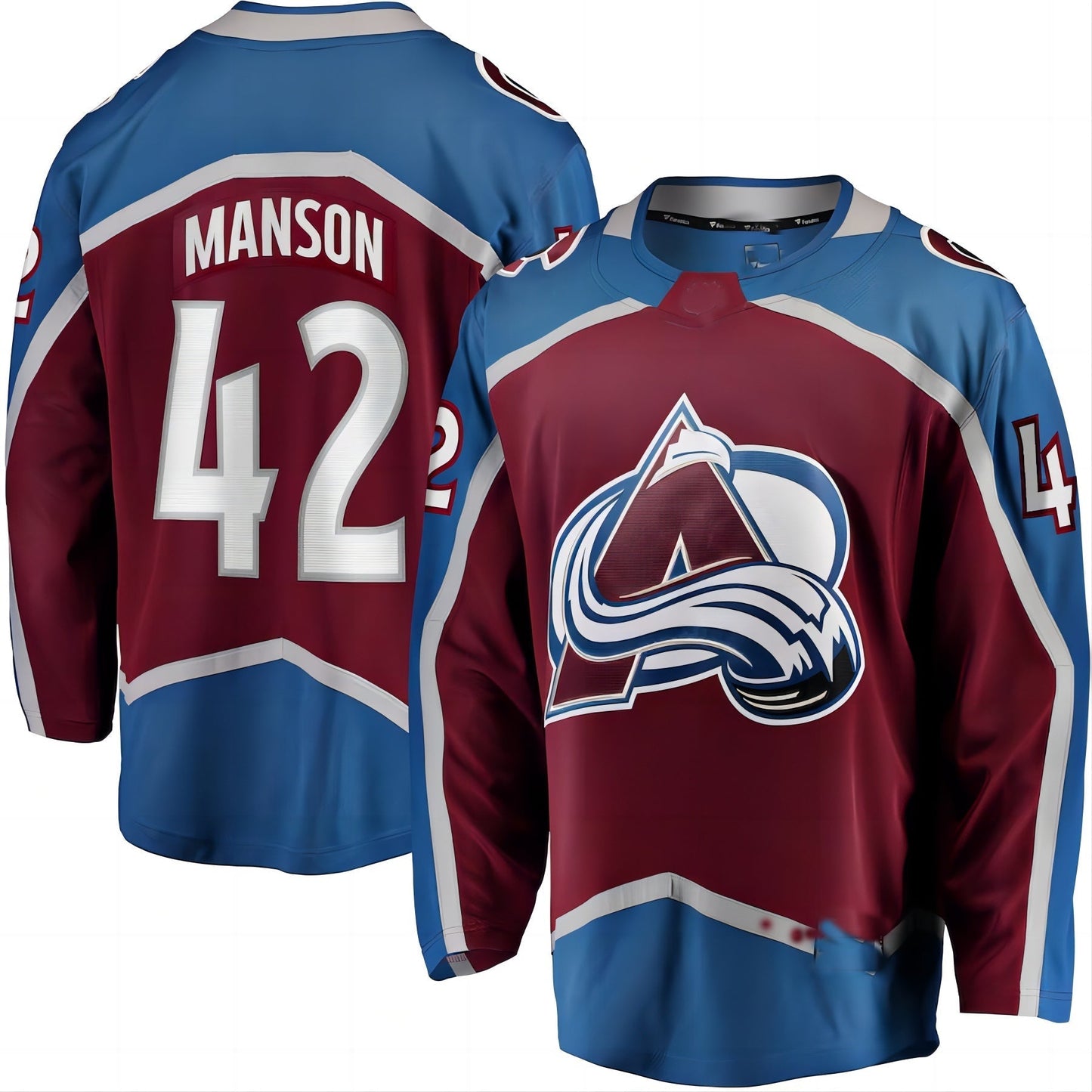 C.Avalanche #42 Josh Manson Fanatics Branded Home Breakaway Player Jersey  Burgundy Stitched American Hockey Jerseys