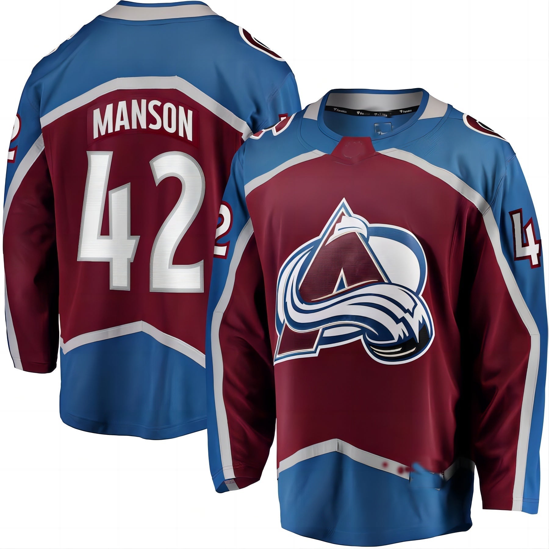 C.Avalanche #42 Josh Manson Supporters Branded Home Breakaway Player Jersey  Burgundy Stitched American Hockey Jerseys
