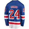 NY.Rangers #24 Kaapo Kakko Supporters Branded Home Premier Breakaway Player Jersey Blue Stitched American Hockey Jerseys