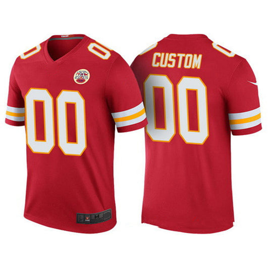 Custom KC.Chiefs  Red Color Rush Legend Limited Jersey American Stitched Jersey Football Jerseys