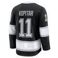 LA.Kings #11 Anze Kopitar Supporters Home Premium Jersey - Black Stitched American Hockey Jerseys