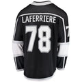 LA.Kings #78 Alex Laferriere Supporters Home Premier Breakaway Player Jersey - Black Stitched American Hockey Jerseys