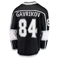 LA.Kings #84 Vladislav Gavrikov Supporters Home Breakaway Jersey - Black Stitched American Hockey Jerseys