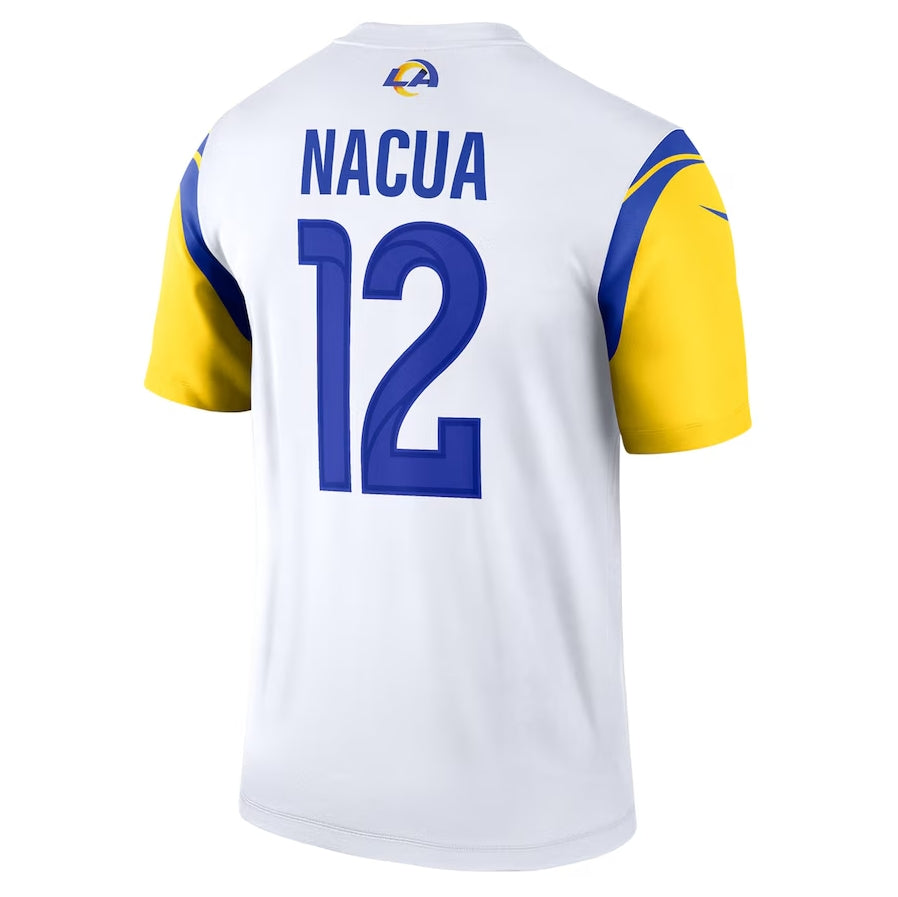 LA.Rams #12 Puka Nacua White White Legend Stitched American Football Jerseys
