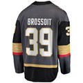 V.Golden Knights #39 Laurent Brossoit Supporters Branded Home Breakaway Player Jersey  Gray Stitched American Hockey Jerseys