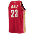 C.Cavaliers #23 LeBron James Mitchell & Ness Big & Tall Hardwood Classics Swingman Jersey Wine Stitched American Basketball Jersey