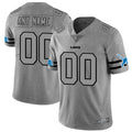 Custom D.Lions 2019 Gray Gridiron Gray Vapor Untouchable Limited Jersey Stitched American Football Jerseys