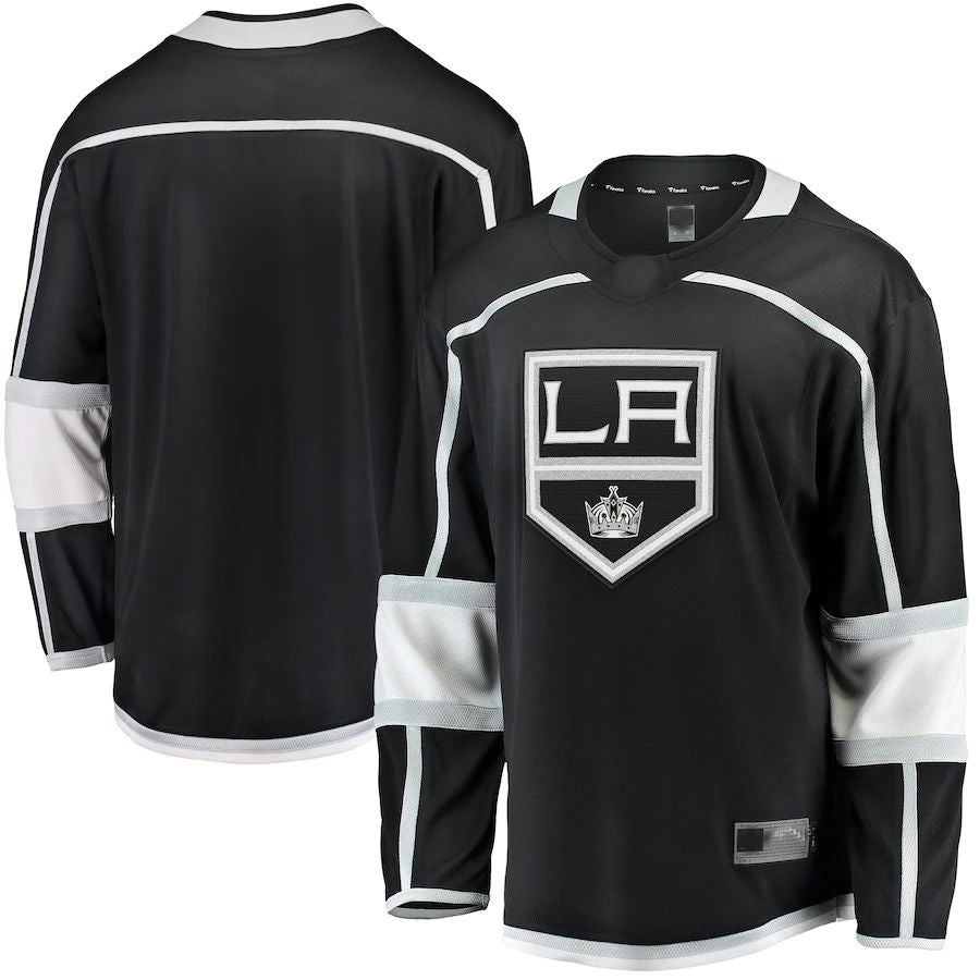 LA.Kings Supporters Branded 2020-21 Home Breakaway Jersey Black Stitched American Hockey Jerseys