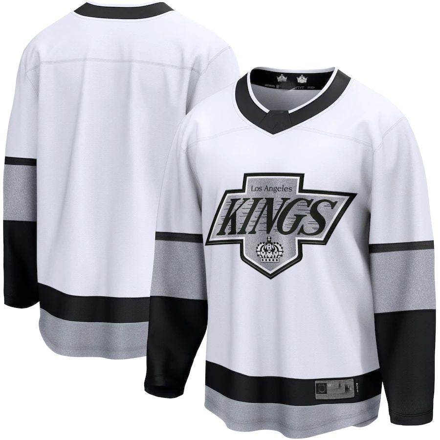 LA.Kings  Supporters Branded Alternate Premier Breakaway Team Jersey White Stitched American Hockey Jerseys
