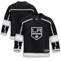 LA.Kings Supporters Branded Home Replica Blank Jersey Black Stitched American Hockey Jerseys