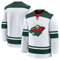 M.Wild Supporters Away Premium Jersey - White Stitched American Hockey Jerseys