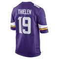 MN.Vikings #19 Adam Thielen Purple Game Jersey Stitched American Football Jerseys