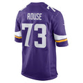 MN.Vikings #73 Walter Rouse Purple Team Game Stitched American Football Jerseys