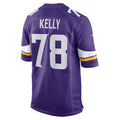 MN.Vikings #78 Ryan Kelly Purple Team Game Stitched American Football Jerseys