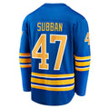 B.Sabres #47 Malcolm Subban Supporters Branded Home Breakaway Player Jersey Royal Stitched American Hockey Jerseys