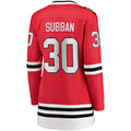 C.Blackhawks #30 Malcolm Subban Supporters Branded Breakaway Home Player Jersey Red Stitched American Hockey Jerseys