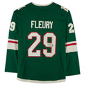 M.Wild #29 Marc-Andre Fleury Supporters Authentic Autographed Supporters Breakaway Jersey Green Stitched American Hockey Jerseys