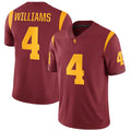 U.Trojans #4 Mario Williams NIL Replica Football Jersey Cardinal Stitched American College Jerseys
