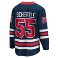 W.Jets #55 Mark Scheifele Supporters Branded 2021-22 Alternate Premier Breakaway Player Jersey Navy Stitched American Hockey Jerseys