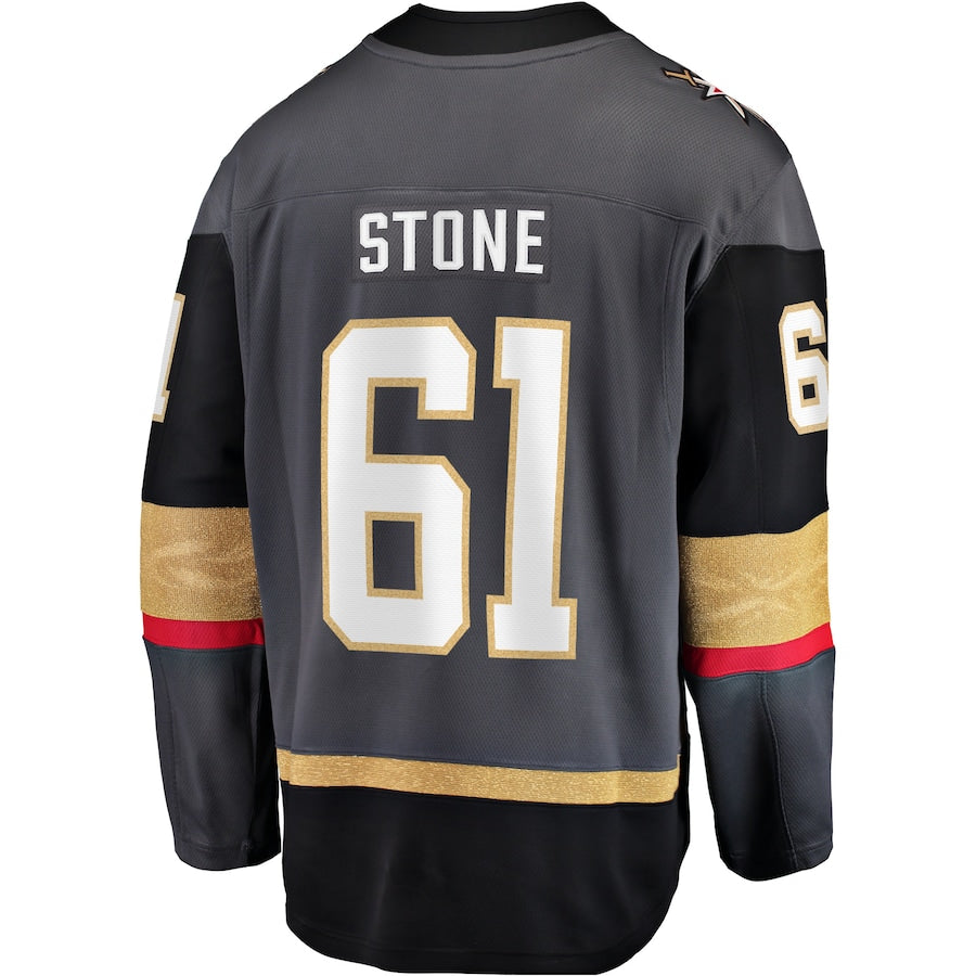 V.Golden Knights #61 Mark Stone Supporters Branded Alternate Premier Breakaway Player Jersey Hockey Jerseys