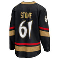 V.Golden Knights #61 Mark Stone Supporters Branded Special Edition 2.0 Breakaway Player Jersey Black Alternate Jersey Hockey Jerseys