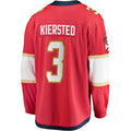 F.Panthers #3 Matt Kiersted Supporters Branded Home Team Breakaway Player Jersey Red Stitched American Hockey Jerseys